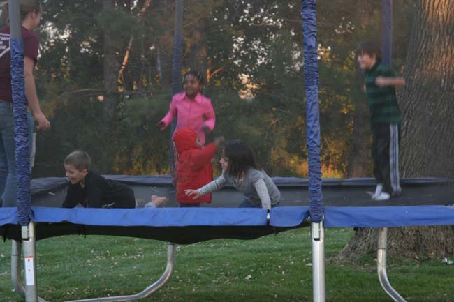 Kids in a cage