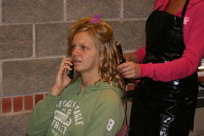 doing the hair
